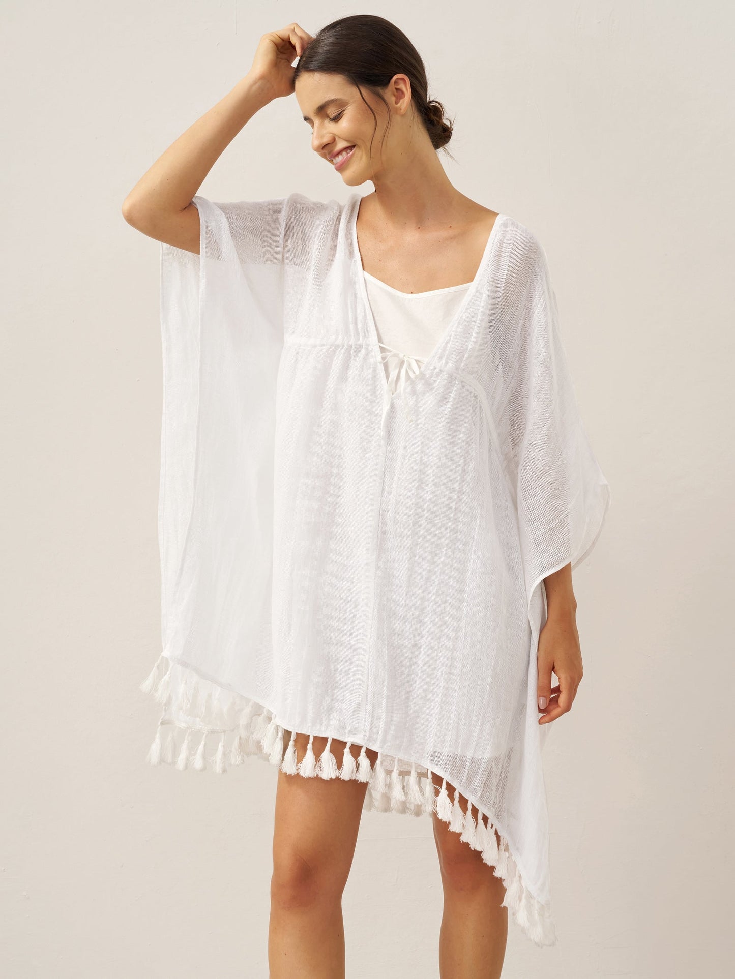 CASS V-Neck Cover-Up & Slip Dress Set