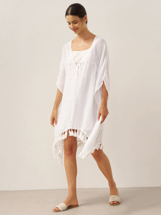 CASS V-Neck Cover-Up & Slip Dress Set