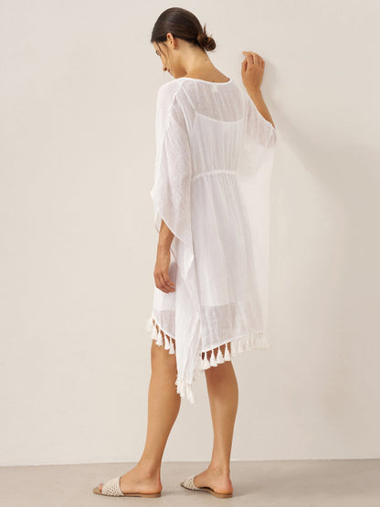 CASS V-Neck Cover-Up & Slip Dress Set