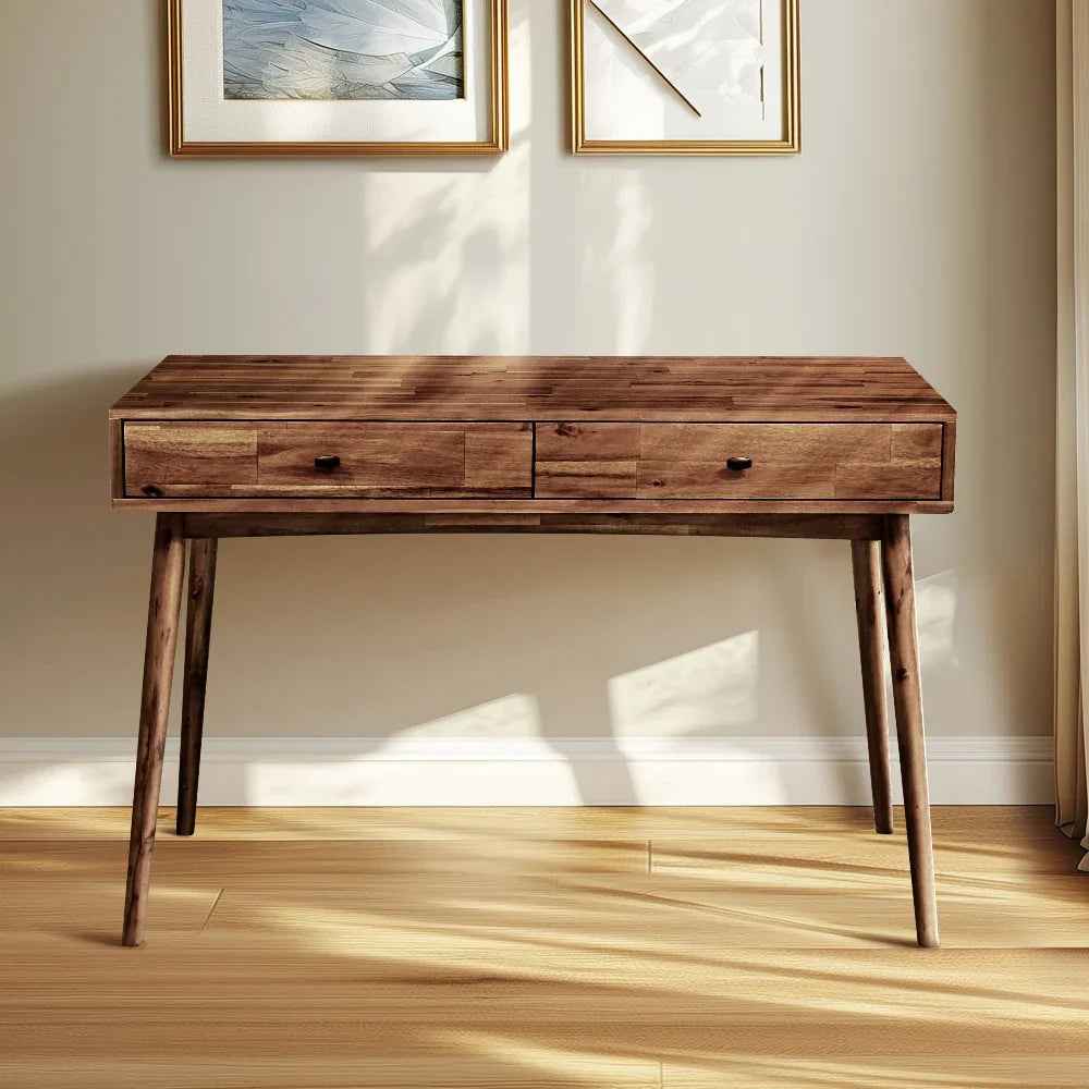 Lagom Solid Acacia Wood Desk