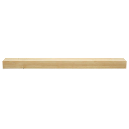 Mantel Shelf Smooth Solid Floating Timber Fireplace