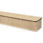 Fluted Fireplace Mantel Shelf – Real Wood