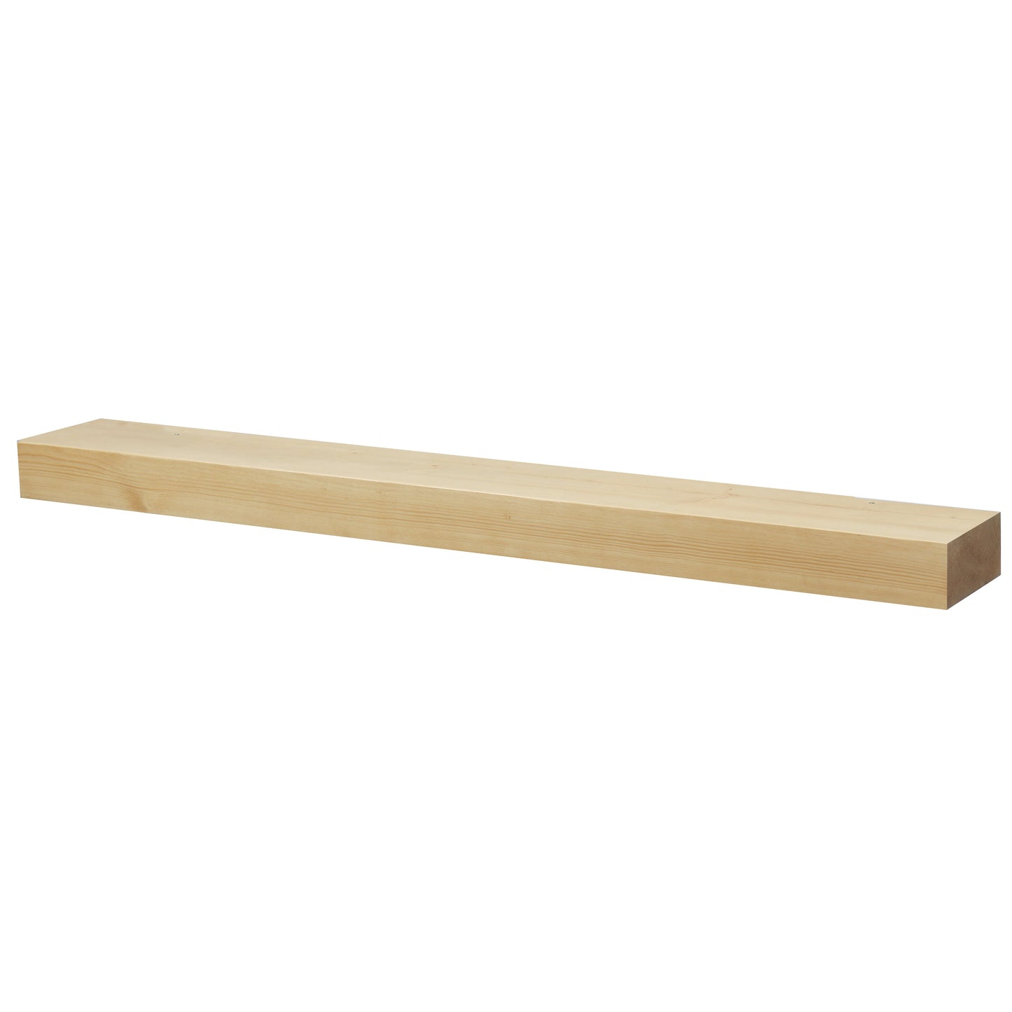 Mantel Shelf Smooth Solid Floating Timber Fireplace