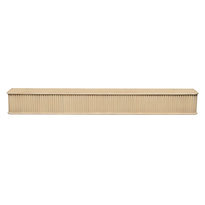 Fluted Fireplace Mantel Shelf – Real Wood