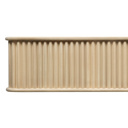 Fluted Fireplace Mantel Shelf – Real Wood