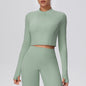 Zipped Running Long Sleeve Quick Dry Jacket