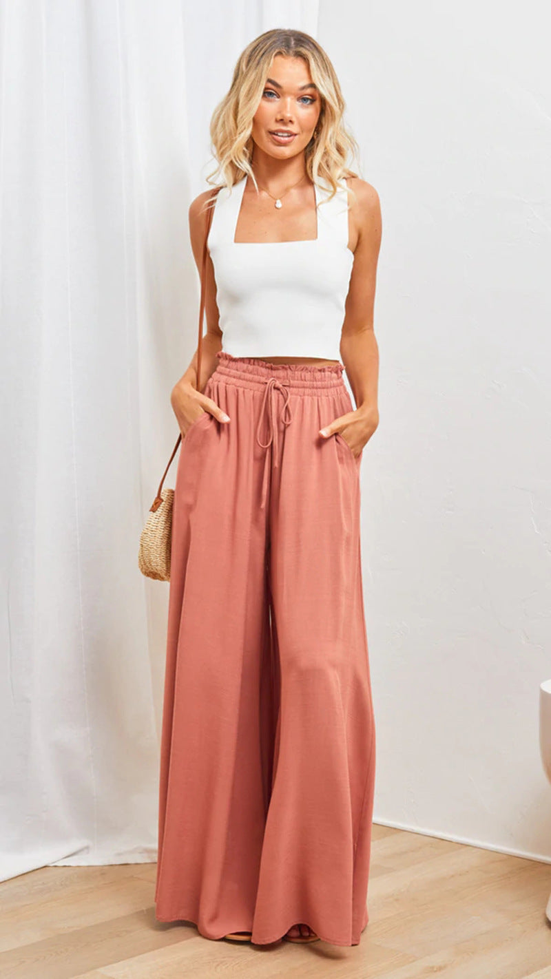 Casual Wide Leg Loose Trousers