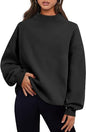 Casual Fleece Thick Half Turtleneck Sweatshirt