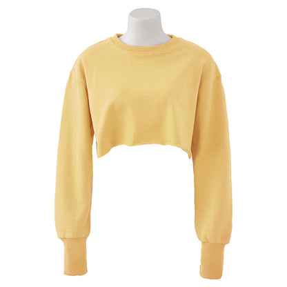 Cropped Fleece Lined Pullover Hoodie