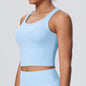 Nude Feel Chest Pad Workout Sports Bra