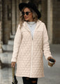 Loose Hooded Zipper Plush Coat