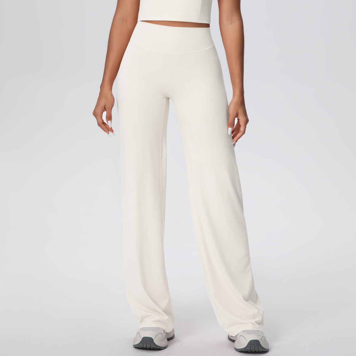 Thin Skin High Waist Straight Pants