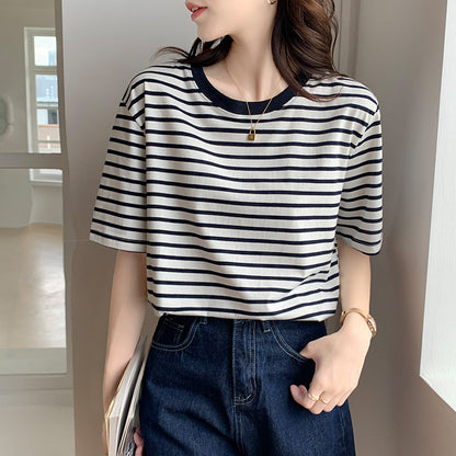 Loose Striped T-shirt