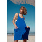 Casual Pocket Spaghetti Straps Knitted Shorts Jumpsuit