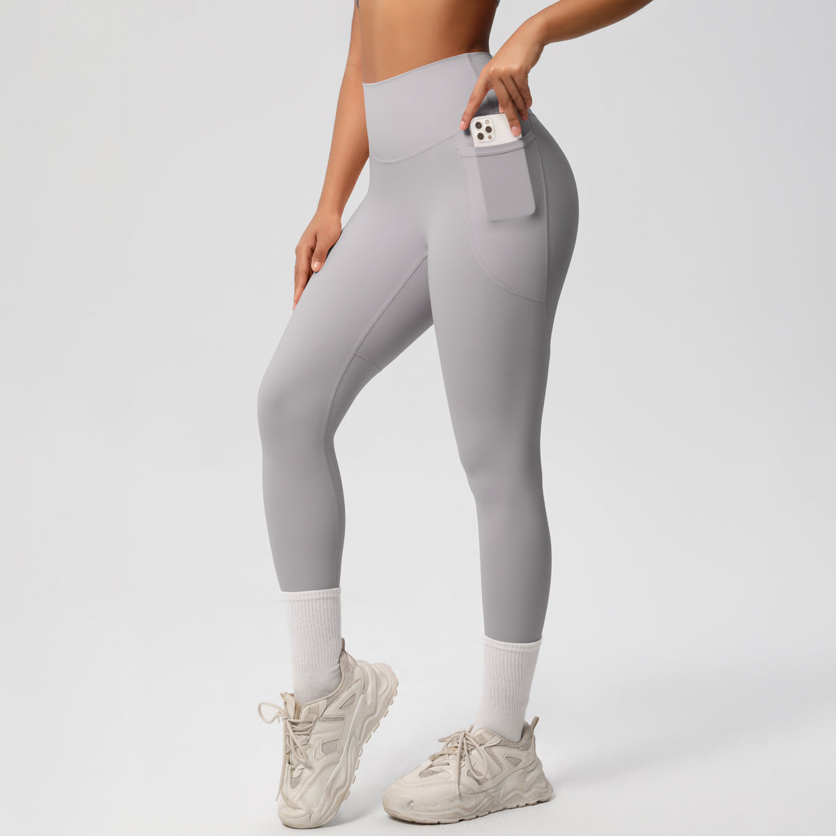 Double Sided Sanding Tight High Elastic Breathable Pants