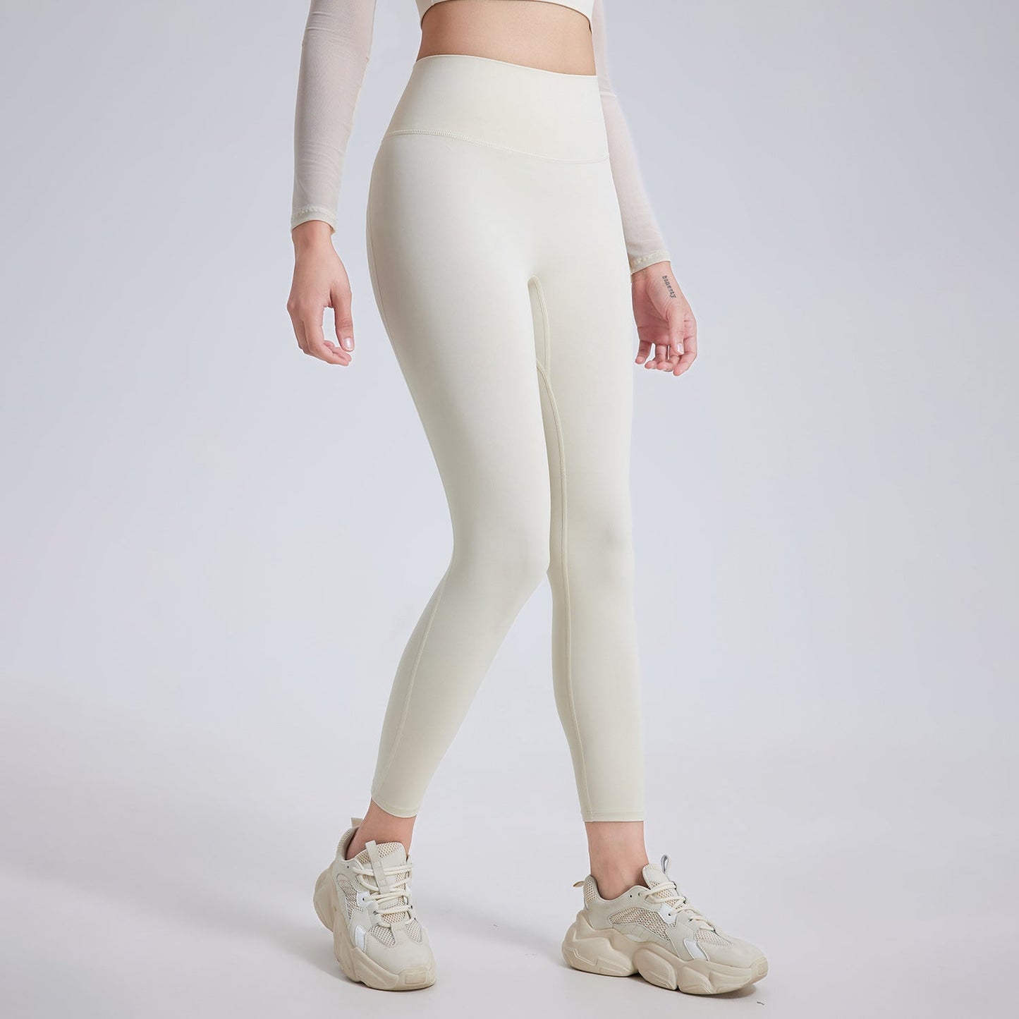 High Waist Hip Lifting Nude Feel Pants
