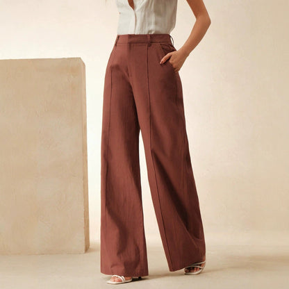 Small Breathable High Waist Luxury Loose Slimming Pants