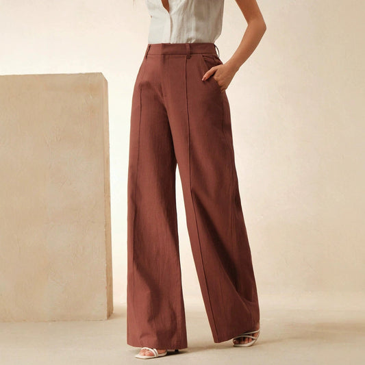 Small Breathable High Waist Luxury Loose Slimming Pants
