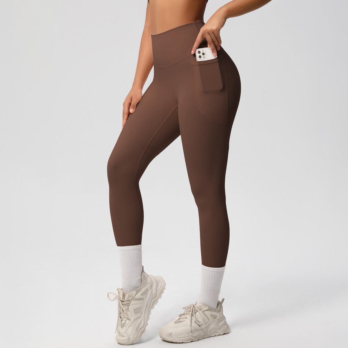 Double Sided Sanding Tight High Elastic Breathable Pants