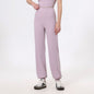High Waist Belly Loose Straight Ankle Tied Trousers Quick Drying Running Nude Feel