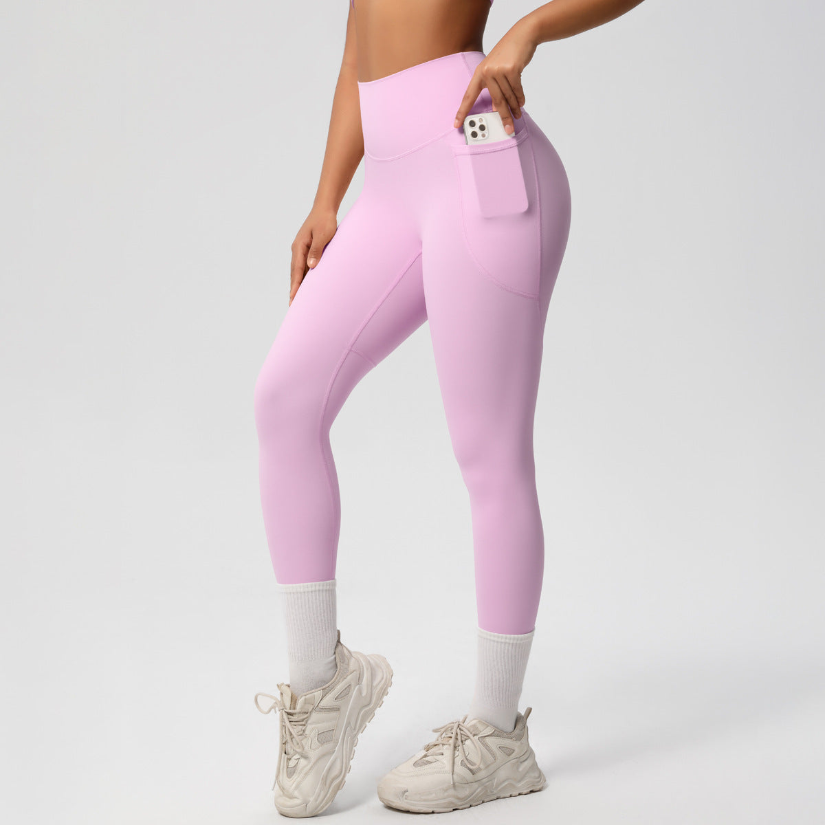 Double Sided Sanding Tight High Elastic Breathable Pants