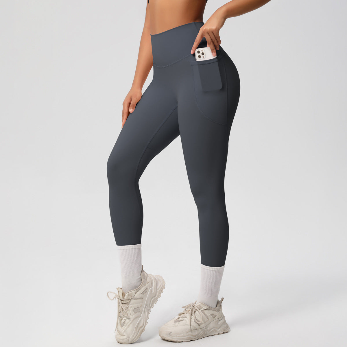 Double Sided Sanding Tight High Elastic Breathable Pants