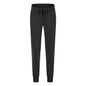 Elastic Lace-up Waist Simple Straight Cropped Pants