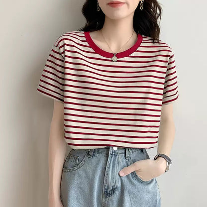 Loose Striped T-shirt