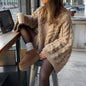 Casual Wool Long Sleeve Coat Sweater