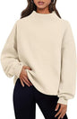 Casual Fleece Thick Half Turtleneck Sweatshirt