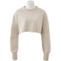 Cropped Fleece Lined Pullover Hoodie