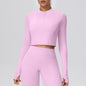 Zipped Running Long Sleeve Quick Dry Jacket