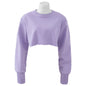 Cropped Fleece Lined Pullover Hoodie