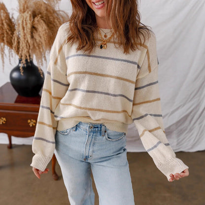 Striped Pullover Long Sleeve