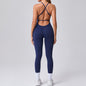 Adjustable Shoulder Strap Peach Jumpsuit