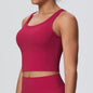 Nude Feel Chest Pad Workout Sports Bra
