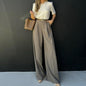 Straight High Waist Loose Wide Leg Pants