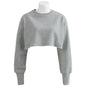 Cropped Fleece Lined Pullover Hoodie