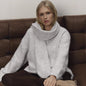 Loose Lazy Soft Wool Sweater Scarf Set