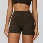 High Waist Pleated Slimming Tight Shorts