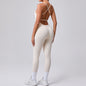 Adjustable Shoulder Strap Peach Jumpsuit