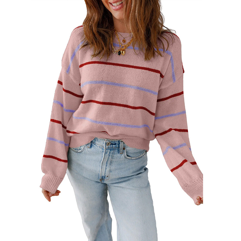 Striped Pullover Long Sleeve