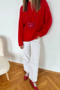 Loose Long Wool Alpaca Round Neck Sweater