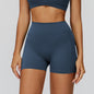 High Waist Pleated Slimming Tight Shorts