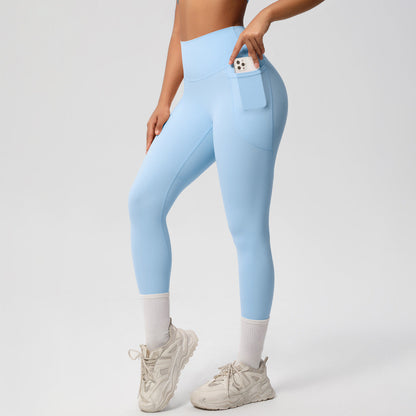 Double Sided Sanding Tight High Elastic Breathable Pants