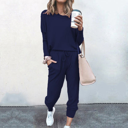 Loose Fitted Long Sleeve Casual Set