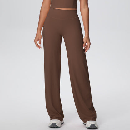 Thin Skin High Waist Straight Pants