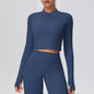 Zipped Running Long Sleeve Quick Dry Jacket