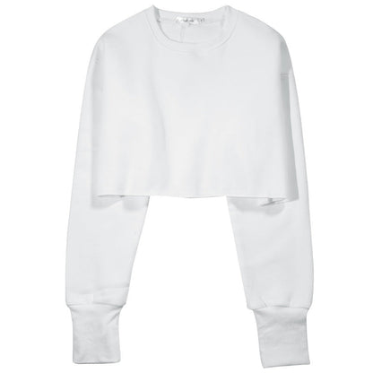 Cropped Fleece Lined Pullover Hoodie