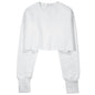 Cropped Fleece Lined Pullover Hoodie